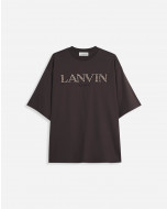 OVERSIZED EMBROIDERED CURB T-SHIRT