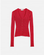 CARDIGAN COL V EN LUREX