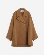 TAILORED PEACOAT WITH JEWEL BUTTONS