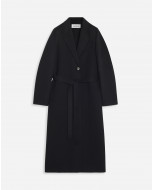 SINGLE-BREASTED TAILORED COAT IN PURE CASHMERE 