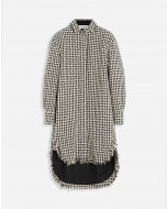 TWEED SHIRT DRESS