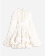 SHORT CHARMEUSE DRESS