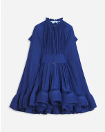 SHORT CHARMEUSE DRESS