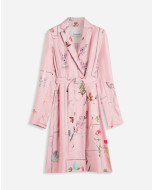 ROBE CHEMISE EN SOIE IMPRIMÉE