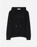 LANVIN PARIS EMBROIDERED HOODED SWEATER