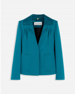 FITTED JACKET WITH REMOVABLE COLLAR