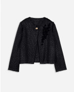 EMBROIDERED CROPPED JACKET