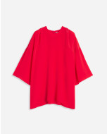 ROUND NECK SS BLOUSE IN SILK 