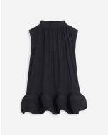 TOP SANS MANCHES CHARMEUSE JACQUARD
