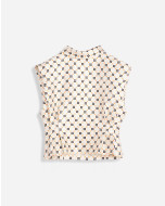 PRINTED FLORAL SLEEVELESS TOP