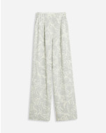 PANTALON À JAMBES LARGES IMPRIMÉ