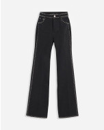 LANVIN X FUTURE FLARED PANTS WITH STUDS FOR WOMEN