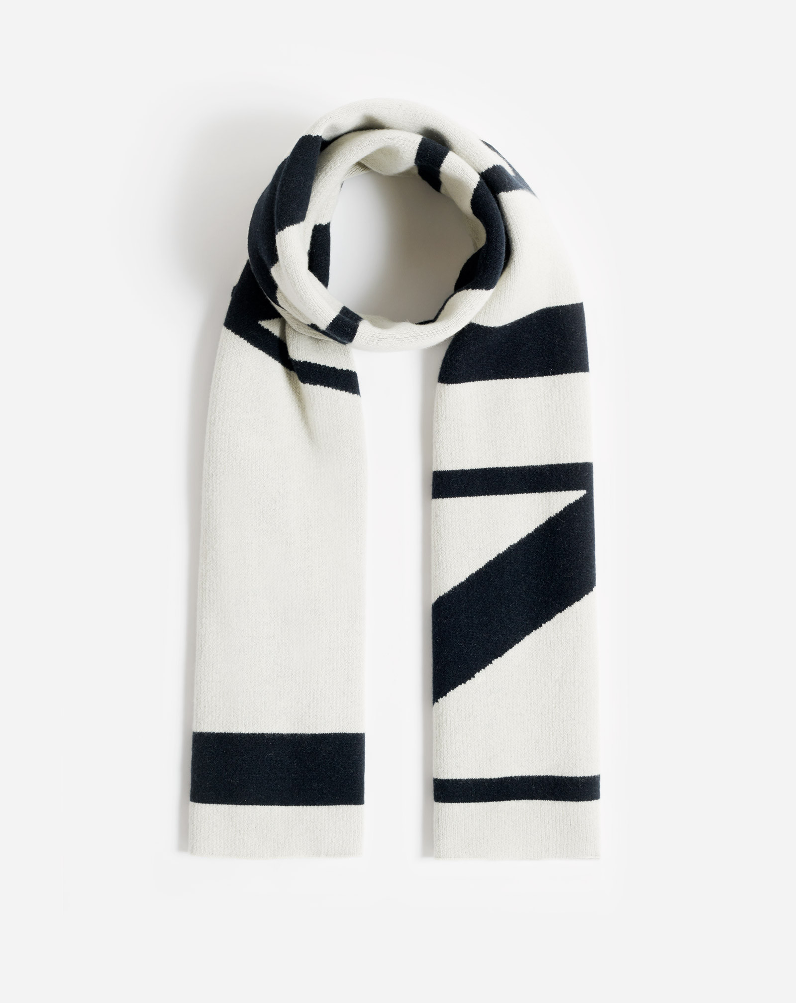 Lanvin Double-Faced Cashmere Scarf in Blue for Men