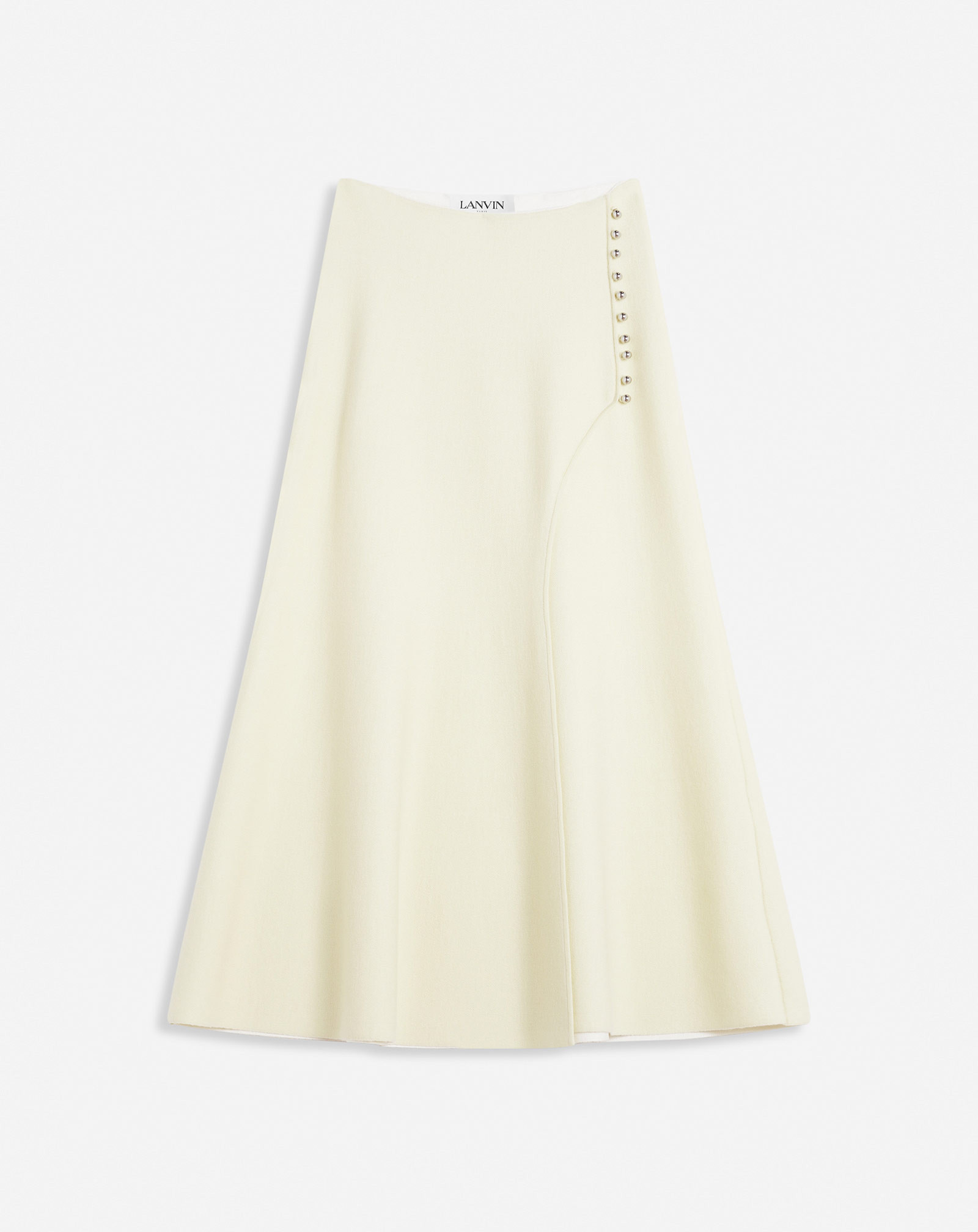 Buy Calvin Klein Jeans Women Pleated Flared A Line Skirt With Brand Logo  Printed Waist - Skirts for Women 21199714