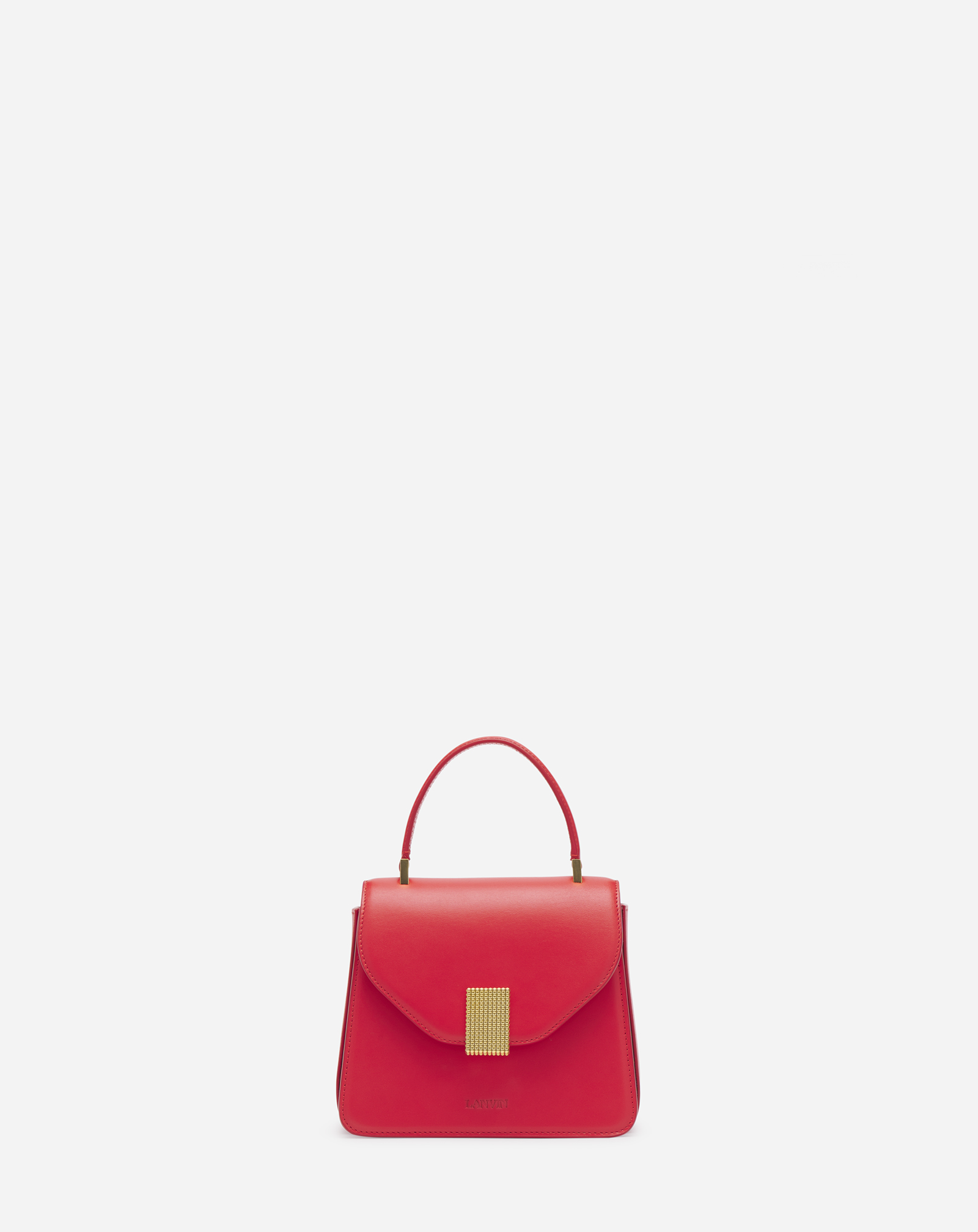 Lanvin Concerto Leather Handbag With Handle For Women In Red