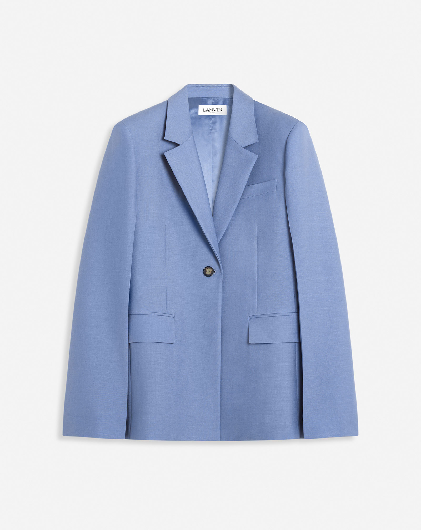 Lanvin Waistcoate Simple Boutonnage Pour Femme In Blue
