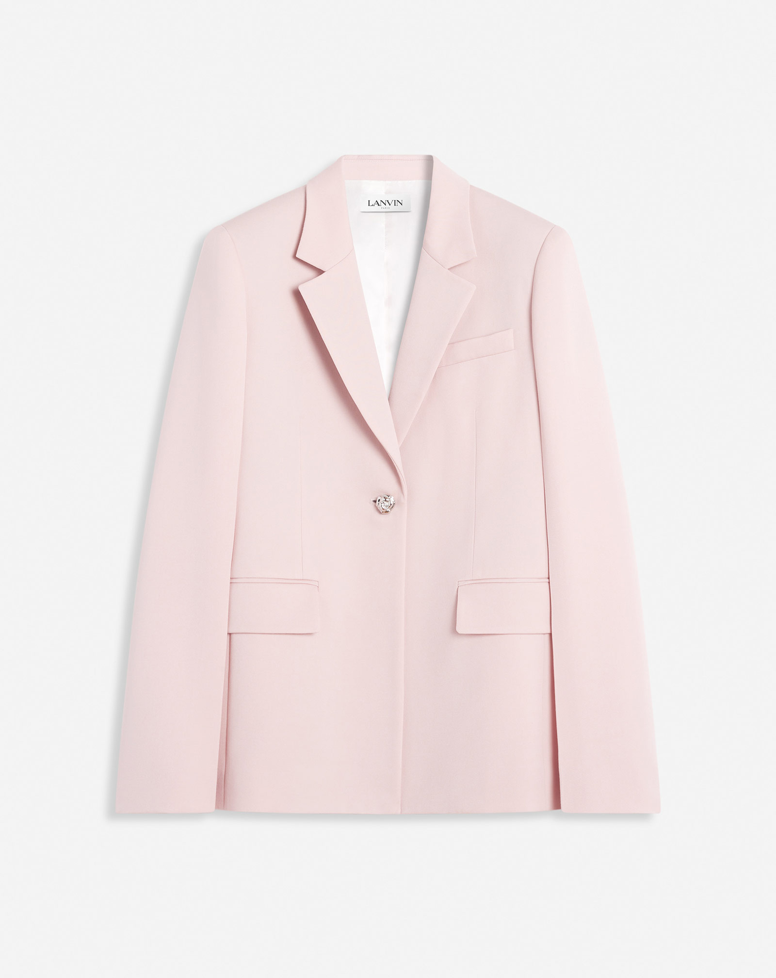 Lanvin Waistcoate Simple Boutonnage Pour Femme In Pink