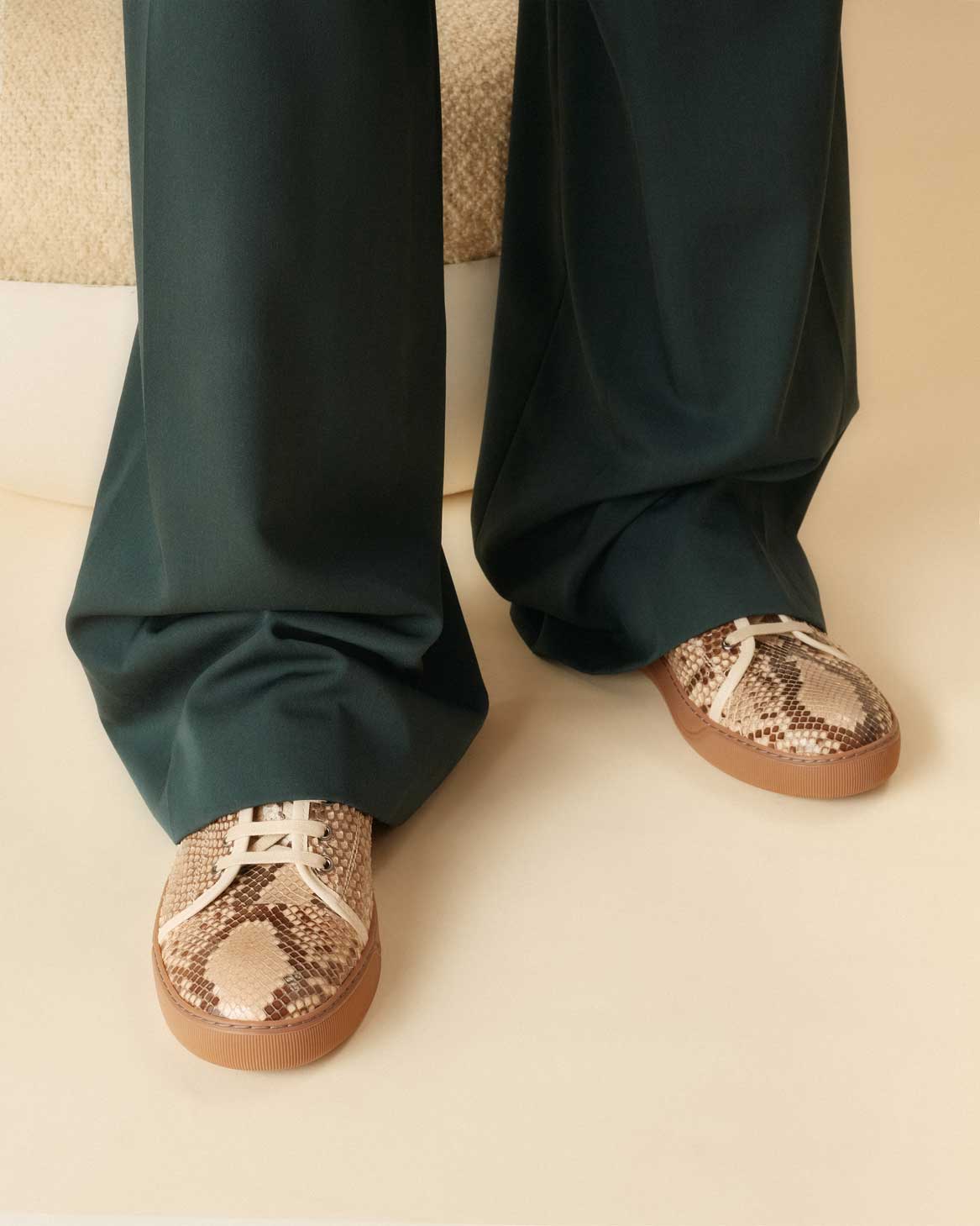 lanvin fringe sneakers