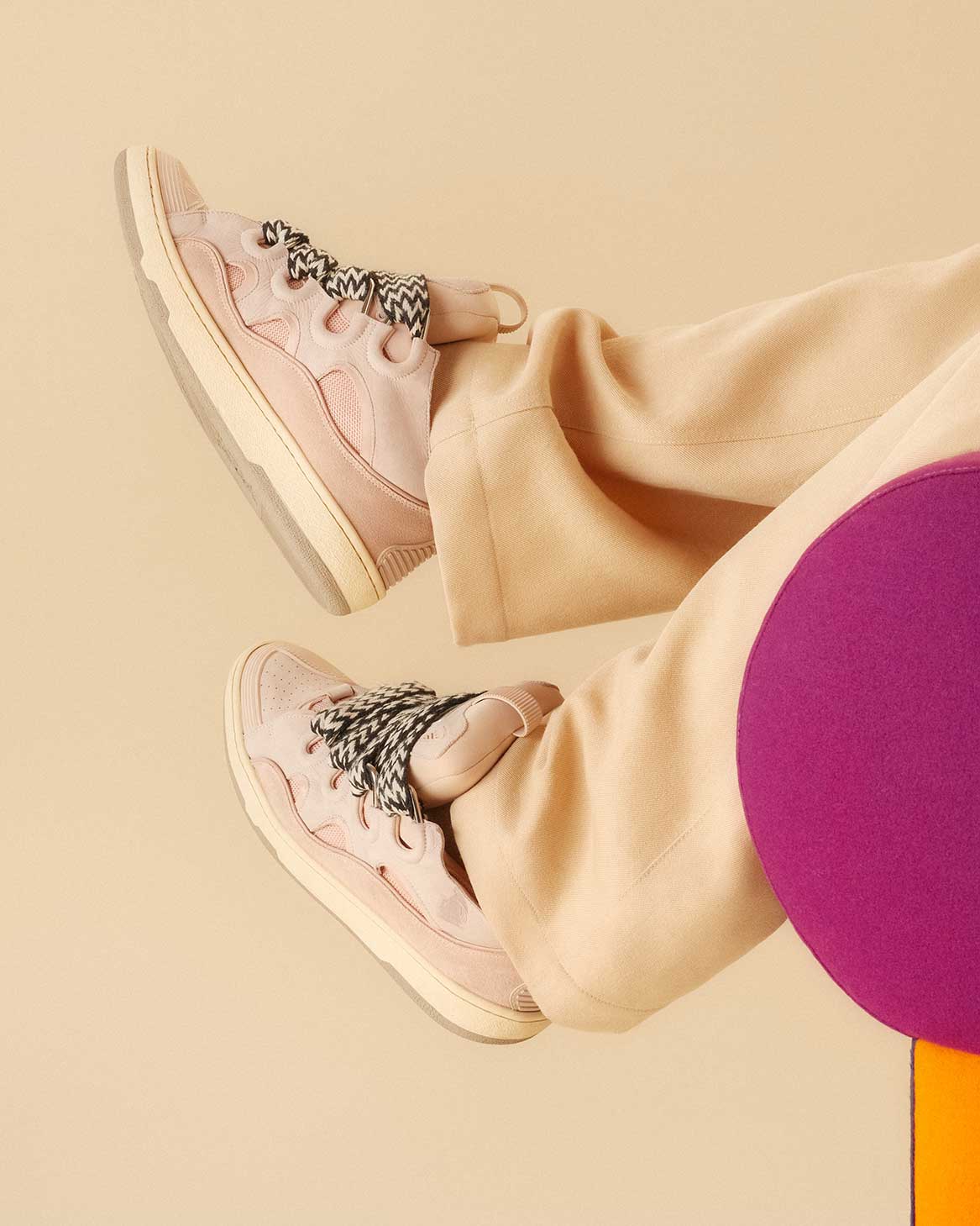 Sneakers Curb rose