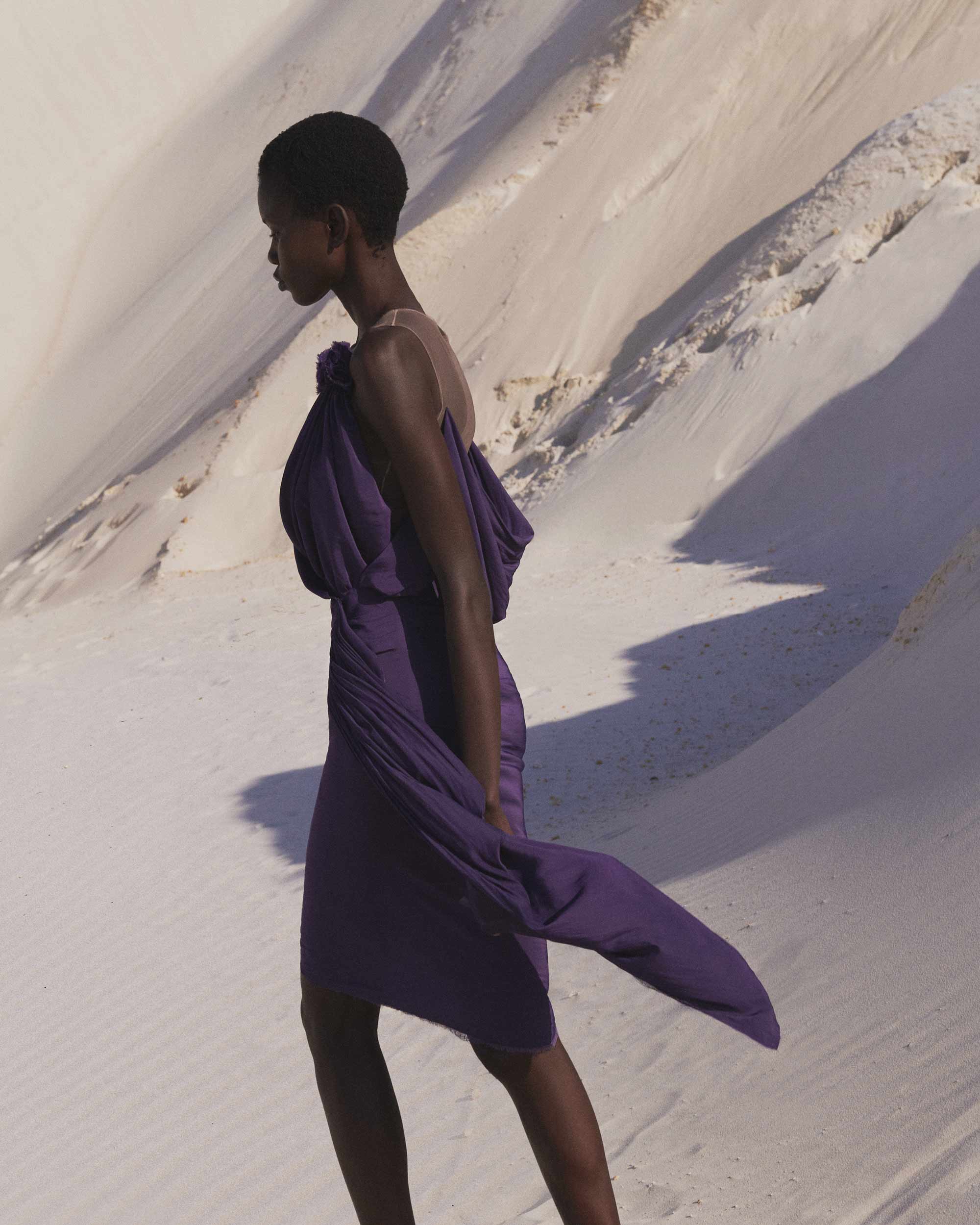 Lanvin draped on sale dress
