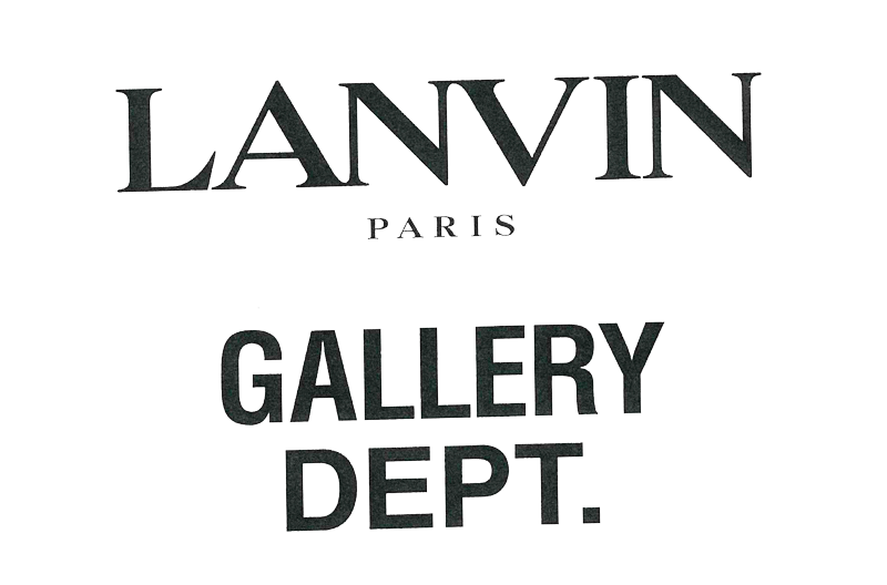 Gallery Department x Lanvin  PROJECTS  MAISON LANVIN